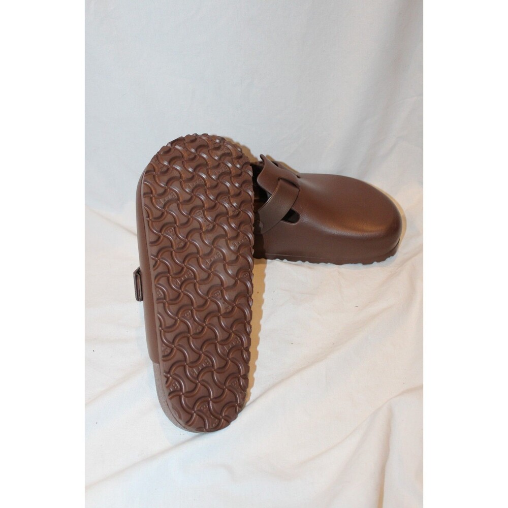 Birkenstock Men Boston Essentials EVA Sandals BROWN NIB EU 45 REG US 12 - Picture 6 of 6